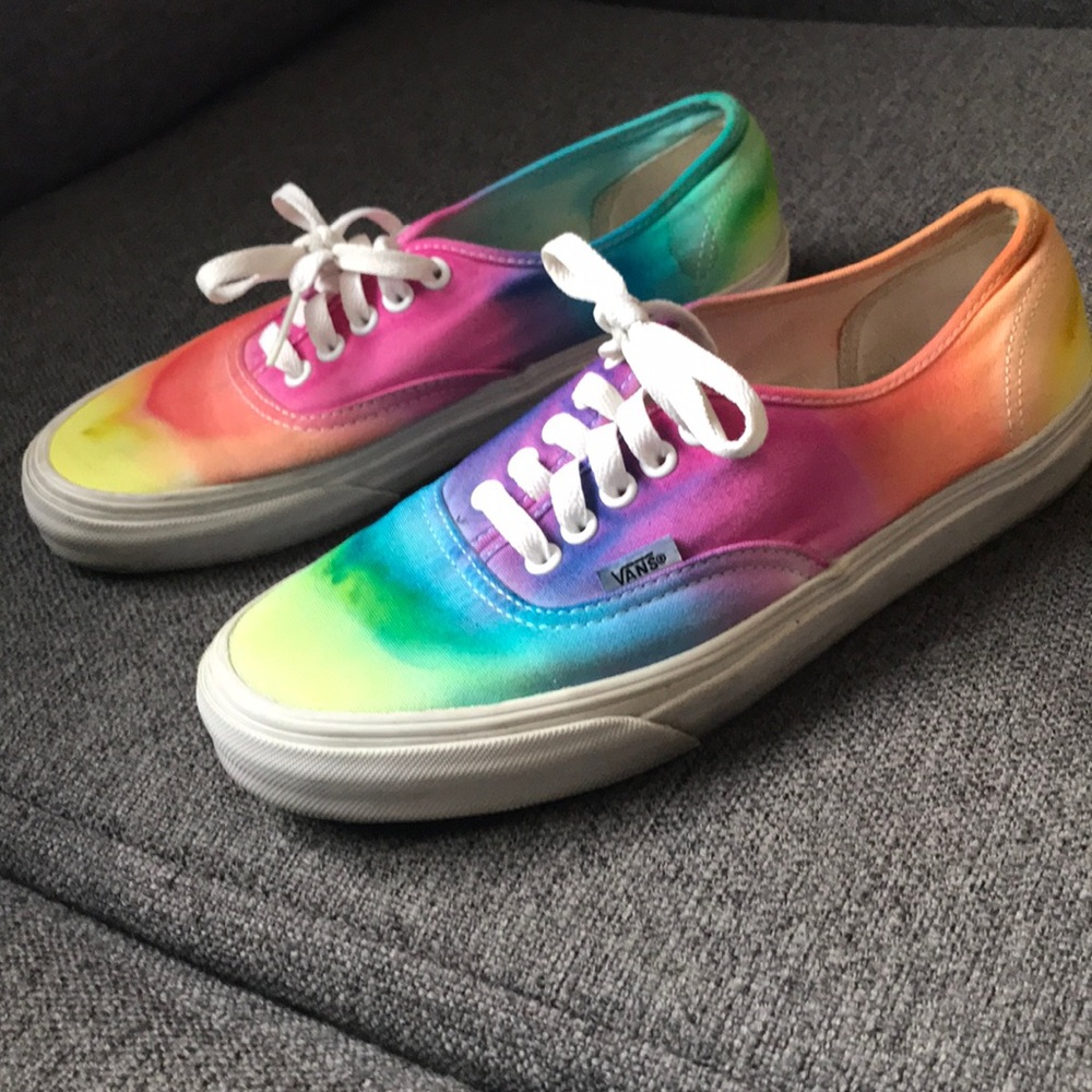 Customized Tie-Die Vans